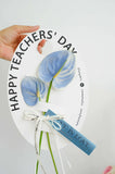 Load image into Gallery viewer, Teacher&#39;s Day Single Stem Flower Wrap Pack 10