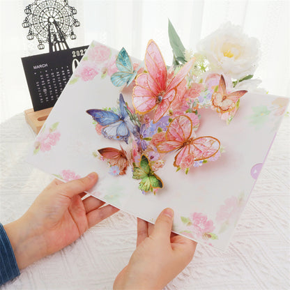 3D Butterfly Holiday Greeting Card