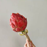 Load image into Gallery viewer, Realistic Artificial Artichoke Stem (30cm)