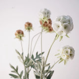 Load image into Gallery viewer, Artificial Scabiosa Starflower Pod Spray (60cm)