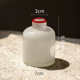 Load image into Gallery viewer, Minimalist White Frosted Glass Bud Vase