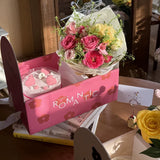 Load image into Gallery viewer, 4pcs Oil Painting Cake Floral Gift Box