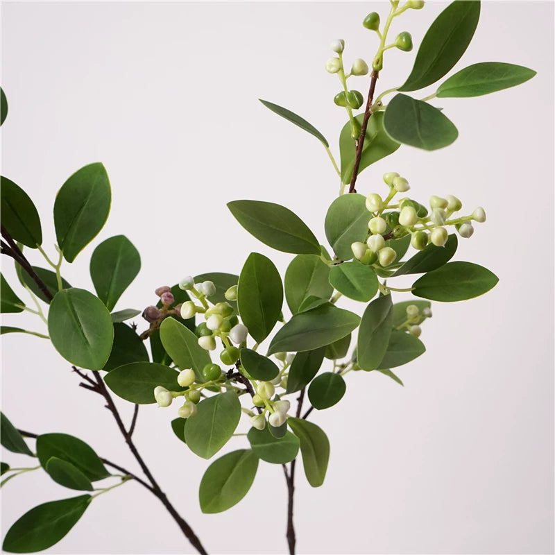 30" Real Touch Artificial Berry Foliage Stem