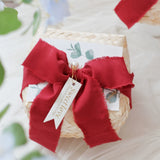 Load image into Gallery viewer, 12Pcs Handmade Bamboo Favor Box with Ribbon