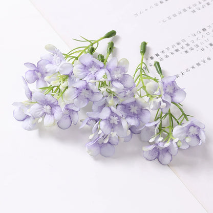 8cm Silk Hydrangea Flower Heads Pack 30
