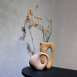 Load image into Gallery viewer, Wabi-Sabi Inspired Ceramic Art Vase