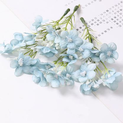 8cm Silk Hydrangea Flower Heads Pack 30