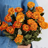 Load image into Gallery viewer, 20-Stem Real Dried Rose Flower Bouquet