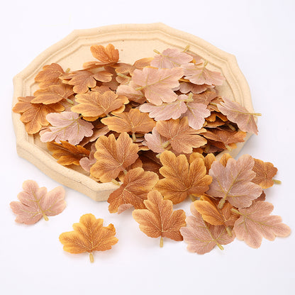 30pcs Artificial Autumn Leaves for Decoration