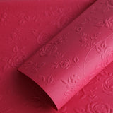 Load image into Gallery viewer, Embossed 3D Rose Flower Wrap Paper Pack 20 (58x58cm)