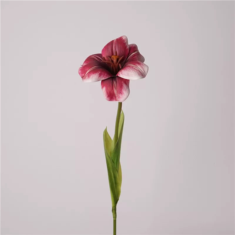 22" Real Touch Artificial Open Tulip Stem