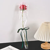 Load image into Gallery viewer, 50pcs Floral Print Clear Single Flower Sleeves Bags