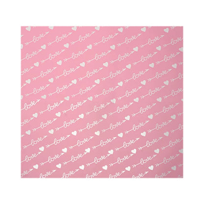 20pcs Heart & Arrow Bouquet Wrap Paper (57x57cm)