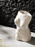 Load image into Gallery viewer, Unique Female Body White Ceramic Vase