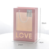 Load image into Gallery viewer, 10cs Love Gift Bags with Clear Window