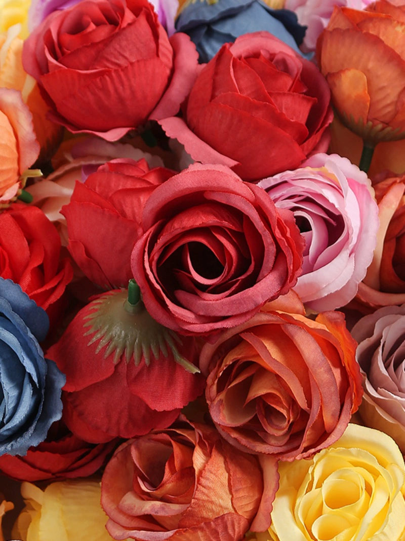 4cm Artificial Rose Flower Heads Pack 30