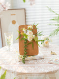 Load image into Gallery viewer, Artificial Flower Wooden Photo Frame Display Stand