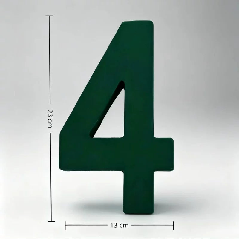 Compact 3D Number Floral Foam