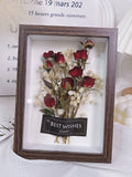 Load image into Gallery viewer, Real Dried Flower Photo Frame Stand (14x19cm)