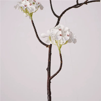 34" Artificial Pear Blossom Branch
