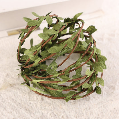 3m Artificial Green Vines Garland with Iron Wire
