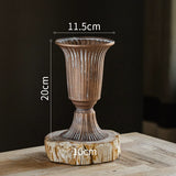 Load image into Gallery viewer, Rustic Antique Bronze Iron Urn Vase