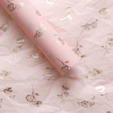 Load image into Gallery viewer, 20pcs Gold Rose Waterproof Floral Wrap Paper (45x56cm)