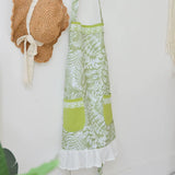 Load image into Gallery viewer, Waterproof Green Leaf Floral Florist Apron