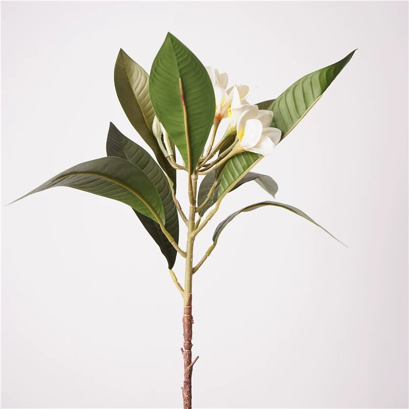 29" Real Touch Artificial Plumeria Spray