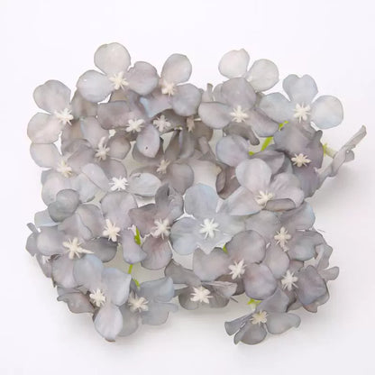 5cm Silk Hydrangea Flower Heads Pack 30