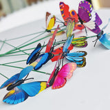 Load image into Gallery viewer, Decorative 3D Butterfly Floral Picks (Set of 20)