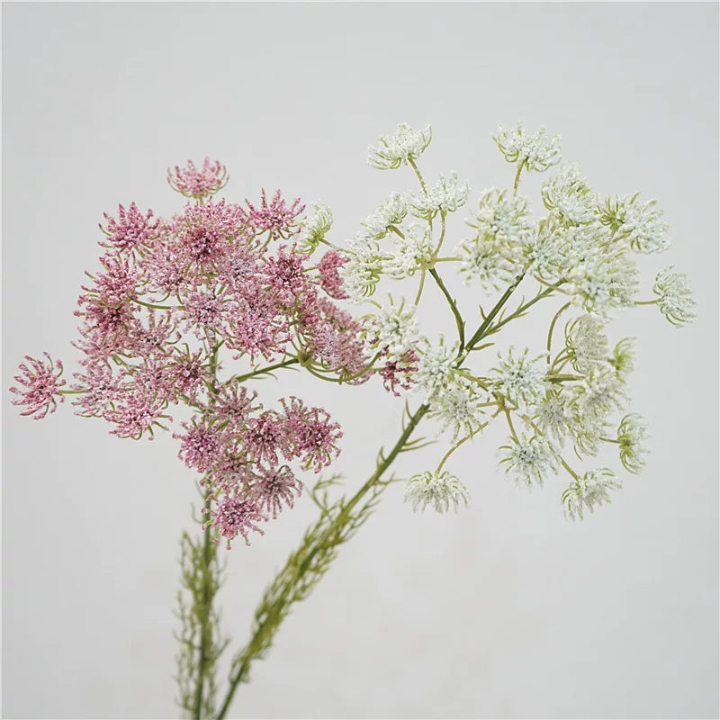 25" Artificial Queen Anne's Lace Stem