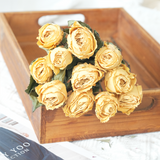 Load image into Gallery viewer, 10-Stem Real Dried Rose Bouquet