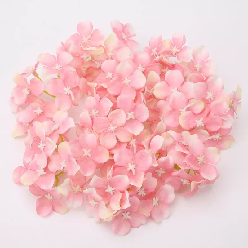 5cm Silk Hydrangea Flower Heads Pack 30