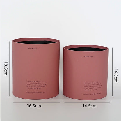 Coffret cadeau floral au fini mat élégant (lot de 2)