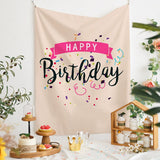 Load image into Gallery viewer, Happy Birthday Backdrop Banner (150Wx200Hcm)