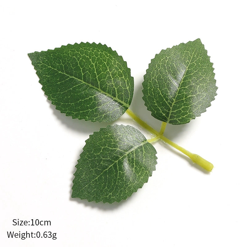 Artificial Foliage Green Leaves Pack 100