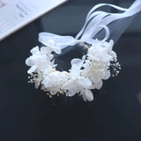 Load image into Gallery viewer, Preserved Flower Wedding Wrist Corsage