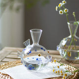 Load image into Gallery viewer, Modern Whimsical Fish Glass Bud Vase