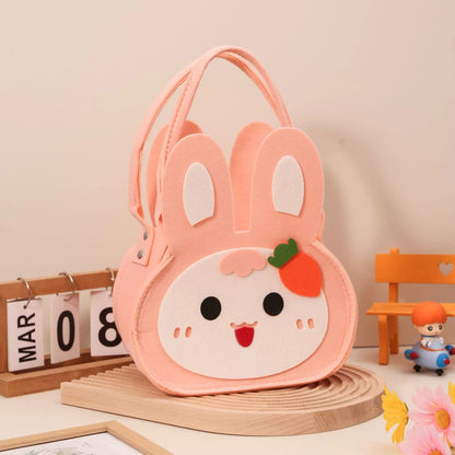 Happy Birthday Bunny Felt Gift Bag for Kids