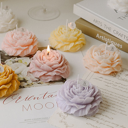 Peony Flower Scented Candle