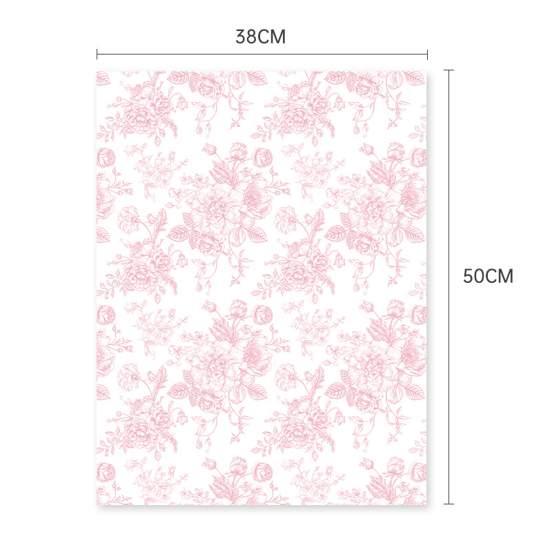 20pcs Vintage Botanical Kapok Wrap Paper (38x50cm)