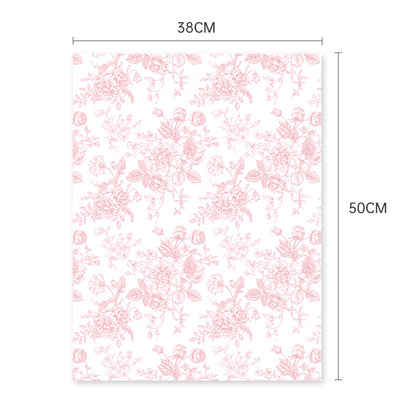 20pcs Vintage Botanical Kapok Wrap Paper (38x50cm)