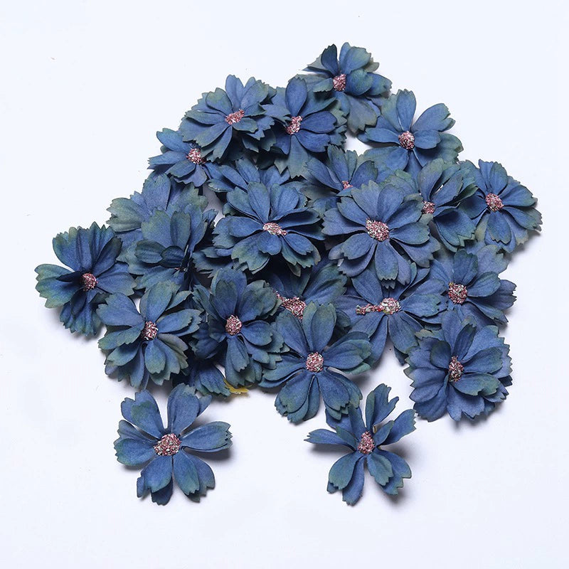 4.5cm Silk Flower Heads for Crafting Pack 100