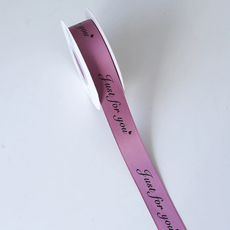 Ruban en coton JUST FOR YOU (2,5 cm x 9,1 m)