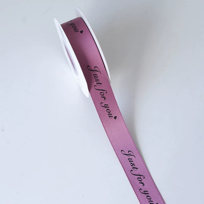 Ruban en coton JUST FOR YOU (2,5 cm x 9,1 m)