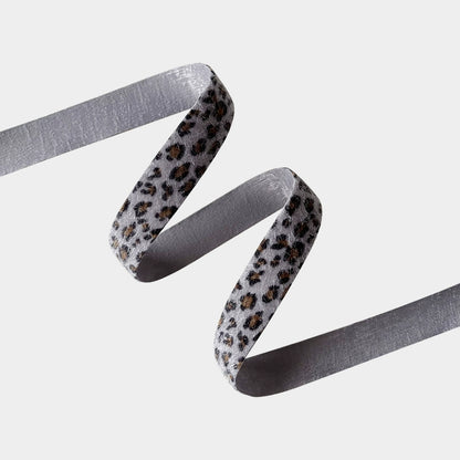 Leopard Print Plush Ribbon (2.5cmx10Yd)