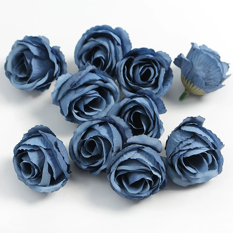 4cm Artificial Rose Flower Heads Pack 30