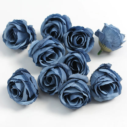 4cm Artificial Rose Flower Heads Pack 30