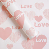 Load image into Gallery viewer, 20pcs Valentine&#39;s Day Heart Print Wrap Paper (58x58cm)